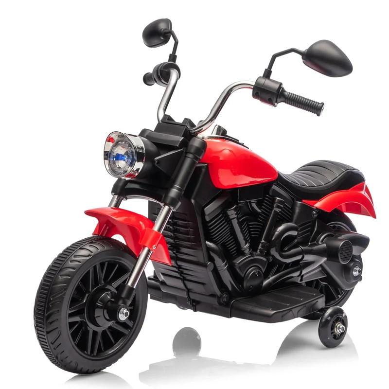 Olicas 12V Kids Electric Motorcycle with Training Wheels